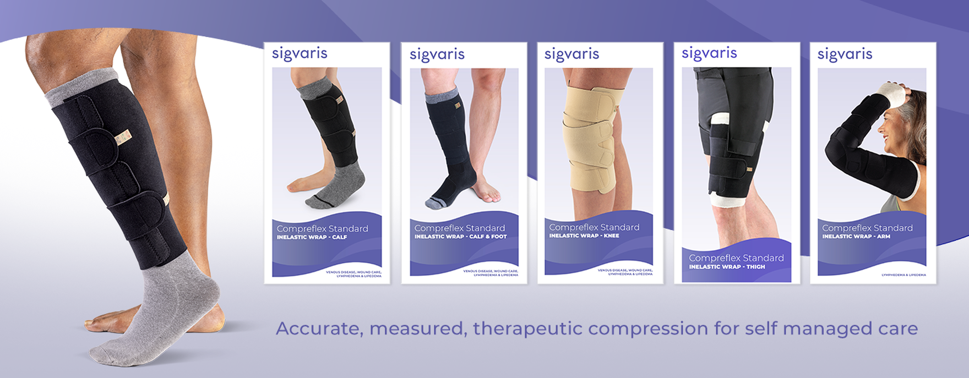 Compreflex inelastic compression