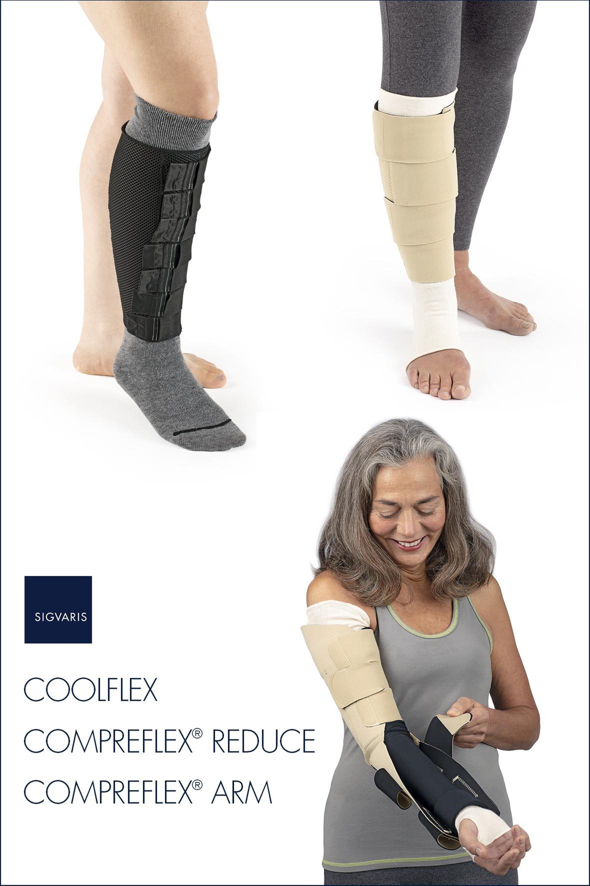 SIGVARIS fait le lancement de trois produits de compression inélastique