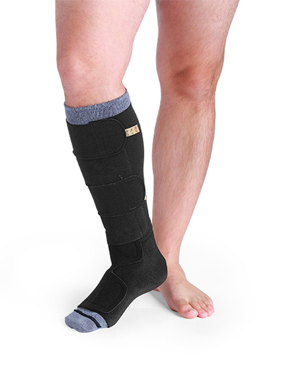 compression jambe et pied compreflex below knee