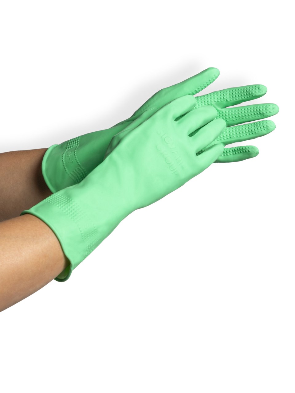 RUBBER GLOVES in BLUE