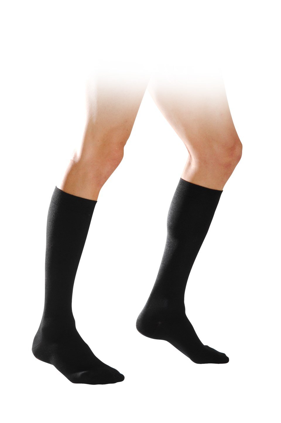 chaussettes de contention coton noir homme