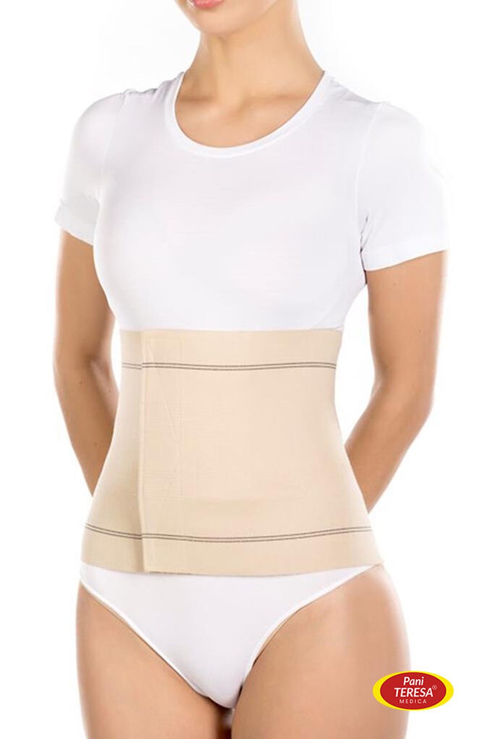 Pani Teresa Universal abdominal belt with fastener „24” Abdominal