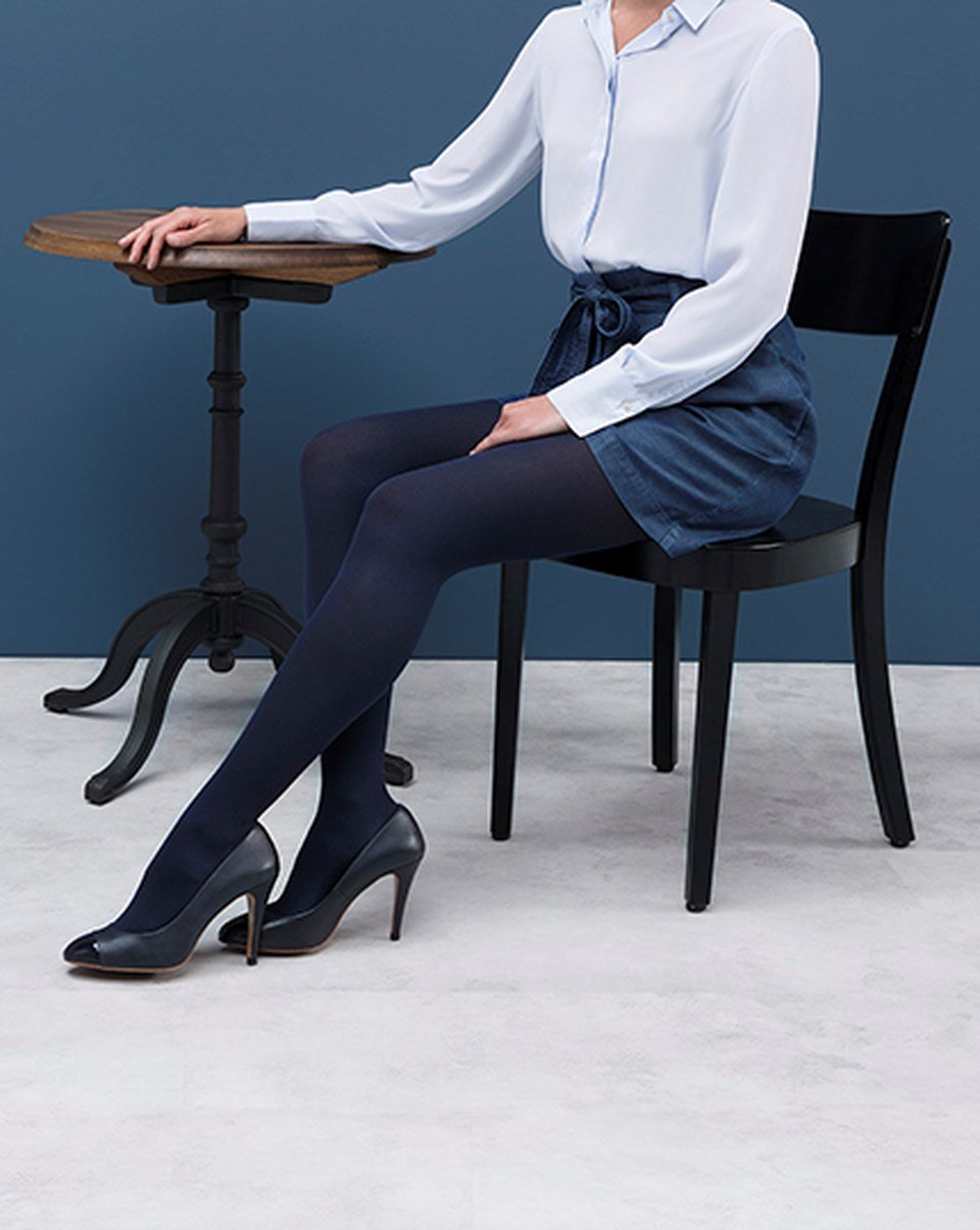 Bas de contention opaque femme